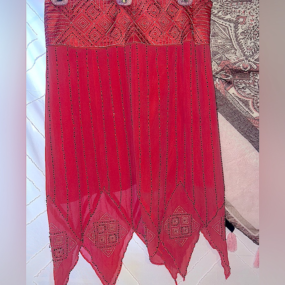 Bebe Beaded Skirt